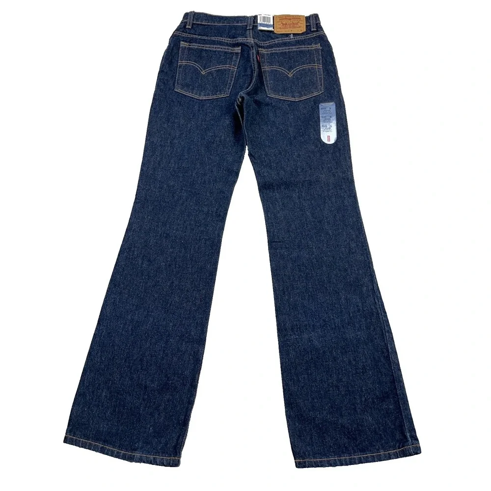 Vintage Levis 517 Jeans Women 9 Jr Low Rise Bootcut Deadstock  29x33 90s 1998